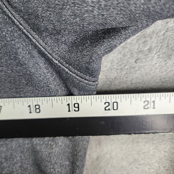 Mens Gray Old Navy Hoodie Sweatshirt Full Zip Long Sleeve Polyester Size L - Picture 9 of 11